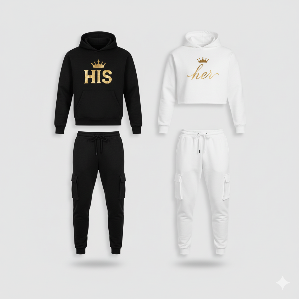 MR & MRS HOODIE SET